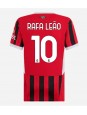 AC Milan Rafael Leao #10 Domácí Dres pro Dámské 2024-25 Krátký Rukáv